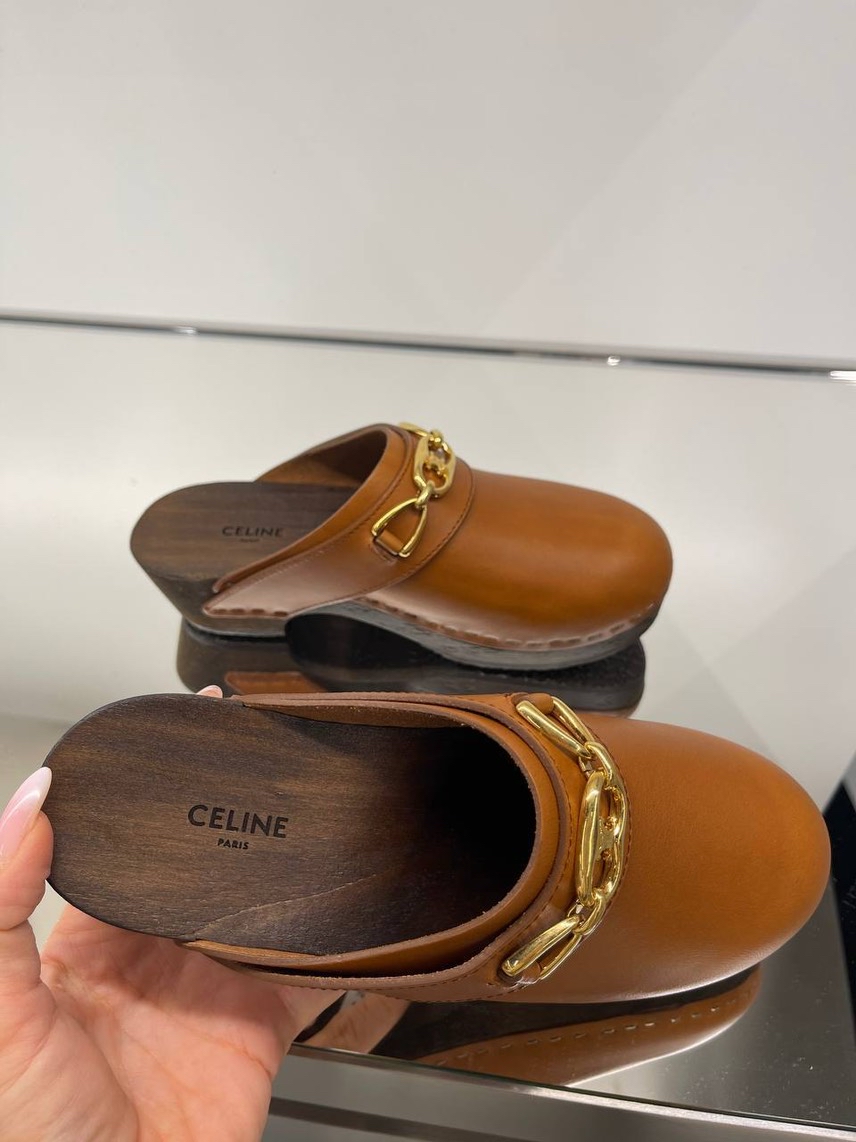 CELINE Mules side view - Women's luxury Shoes