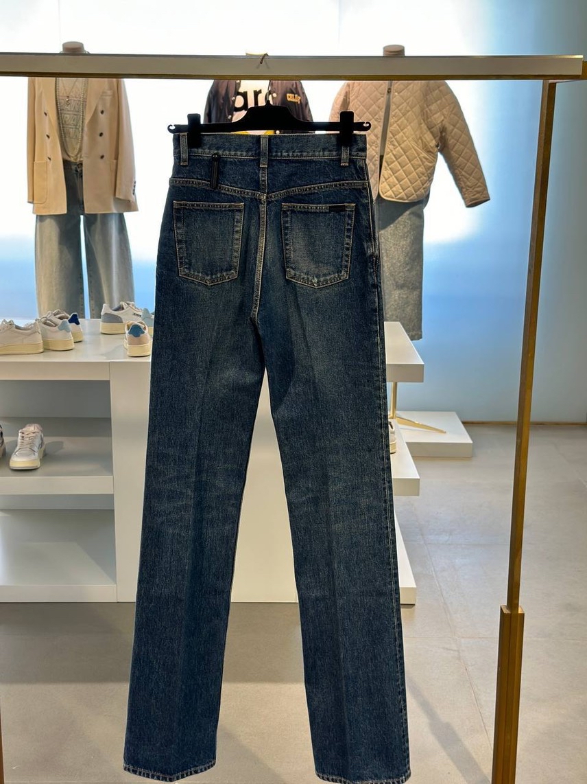 YVES SAINT LAURENT Denim side view - Women's luxury Clothes
