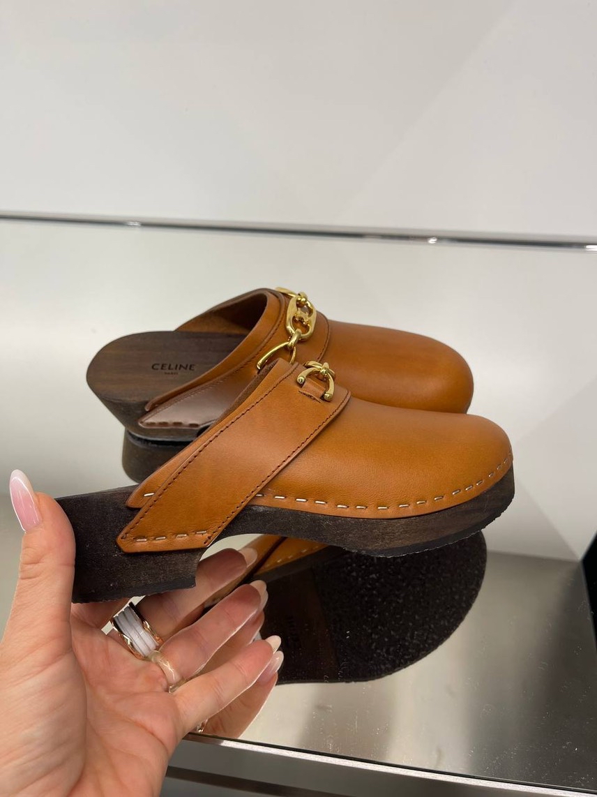 CELINE Mules front view - Women's luxury Shoes