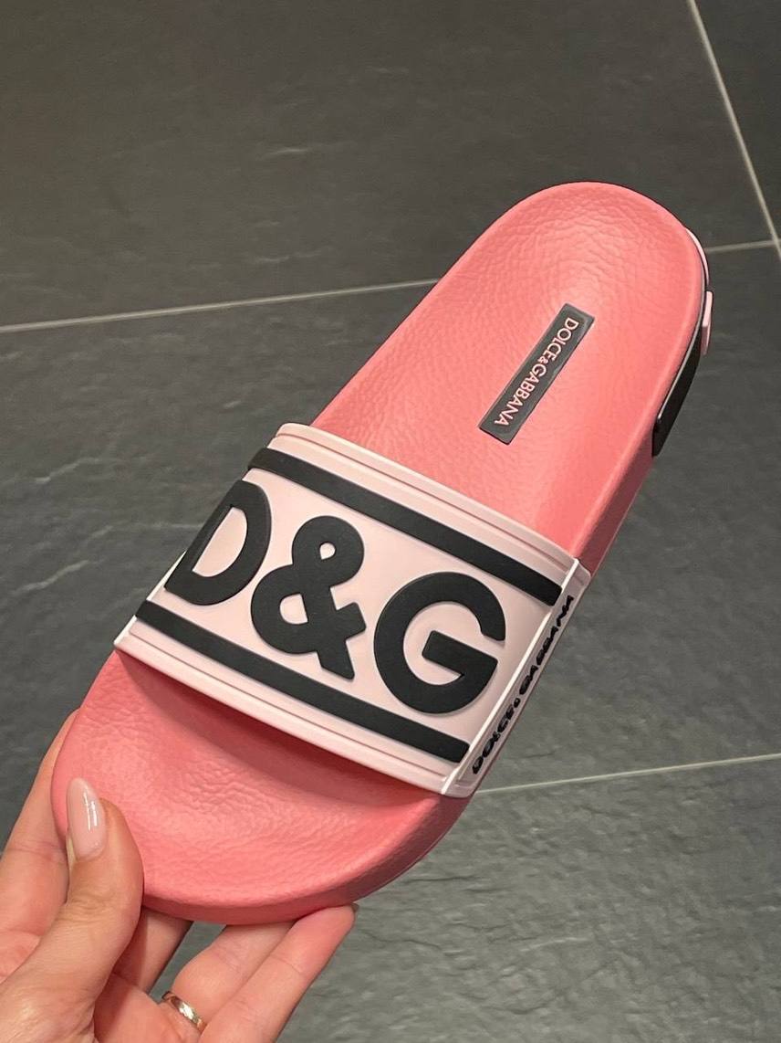 DOLCE & GABBANA Slides side view - Women's luxury Shoes