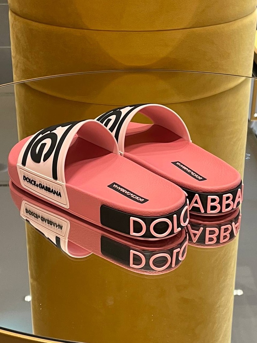 DOLCE & GABBANA Slides side view - Women's luxury Shoes