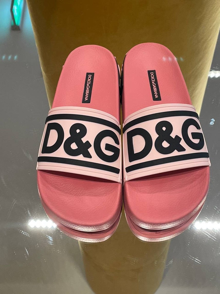 DOLCE & GABBANA Slides side view - Women's luxury Shoes