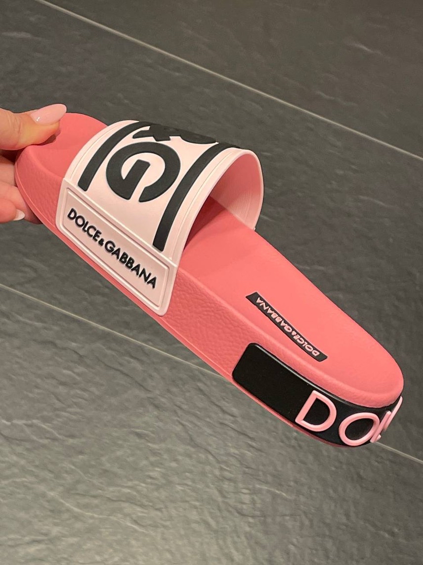DOLCE & GABBANA Slides side view - Women's luxury Shoes