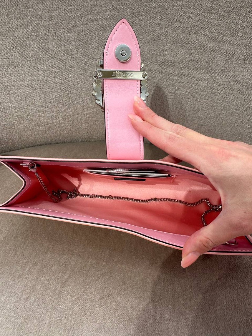 JIMMY CHOO Clutch bags side view - Women's luxury Bags