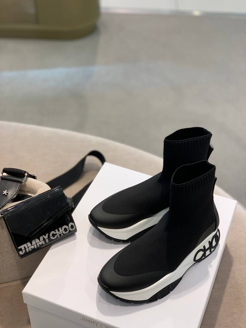 JIMMY CHOO Sneakers side view - Women's luxury Shoes