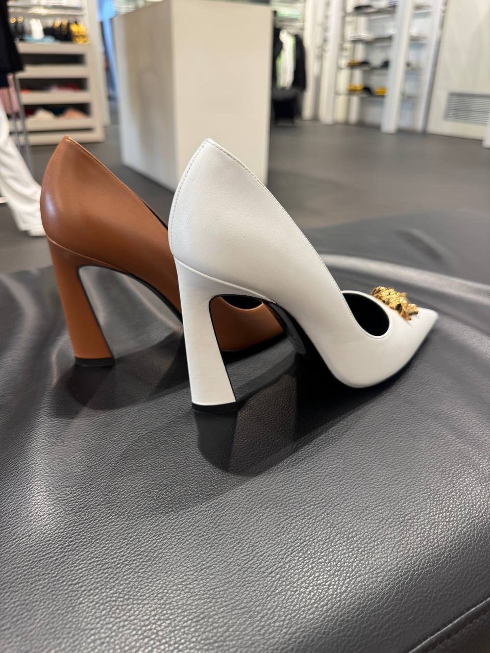 VERSACE Pumps side view - Women's luxury Shoes