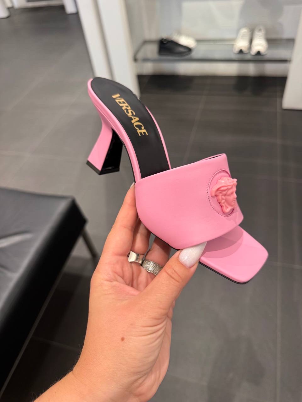 VERSACE Sandals front view - Women's luxury Shoes