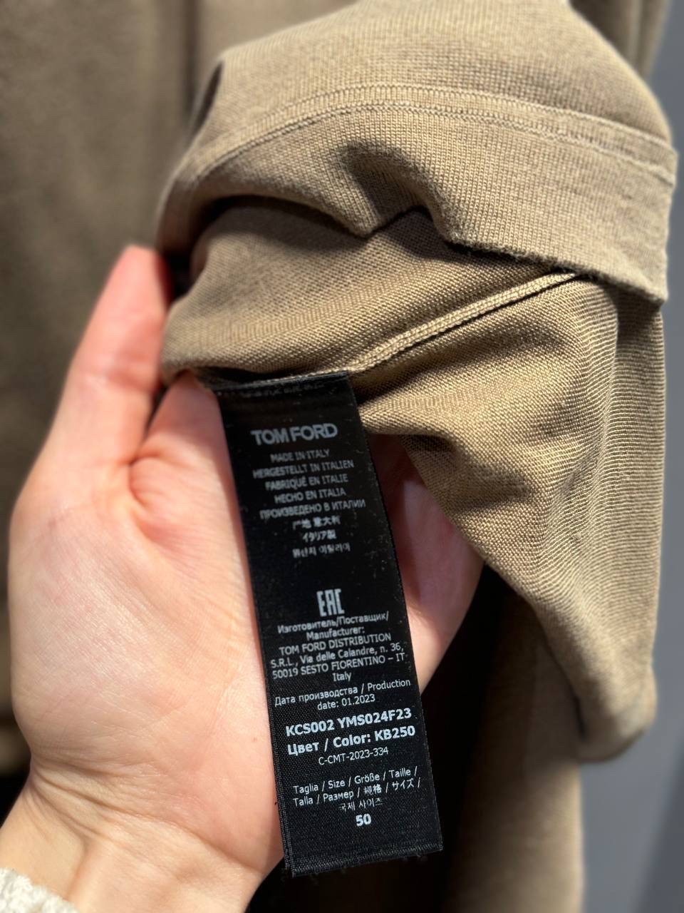 TOM FORD T-shirt and Polo side view - Men's luxury Clothes