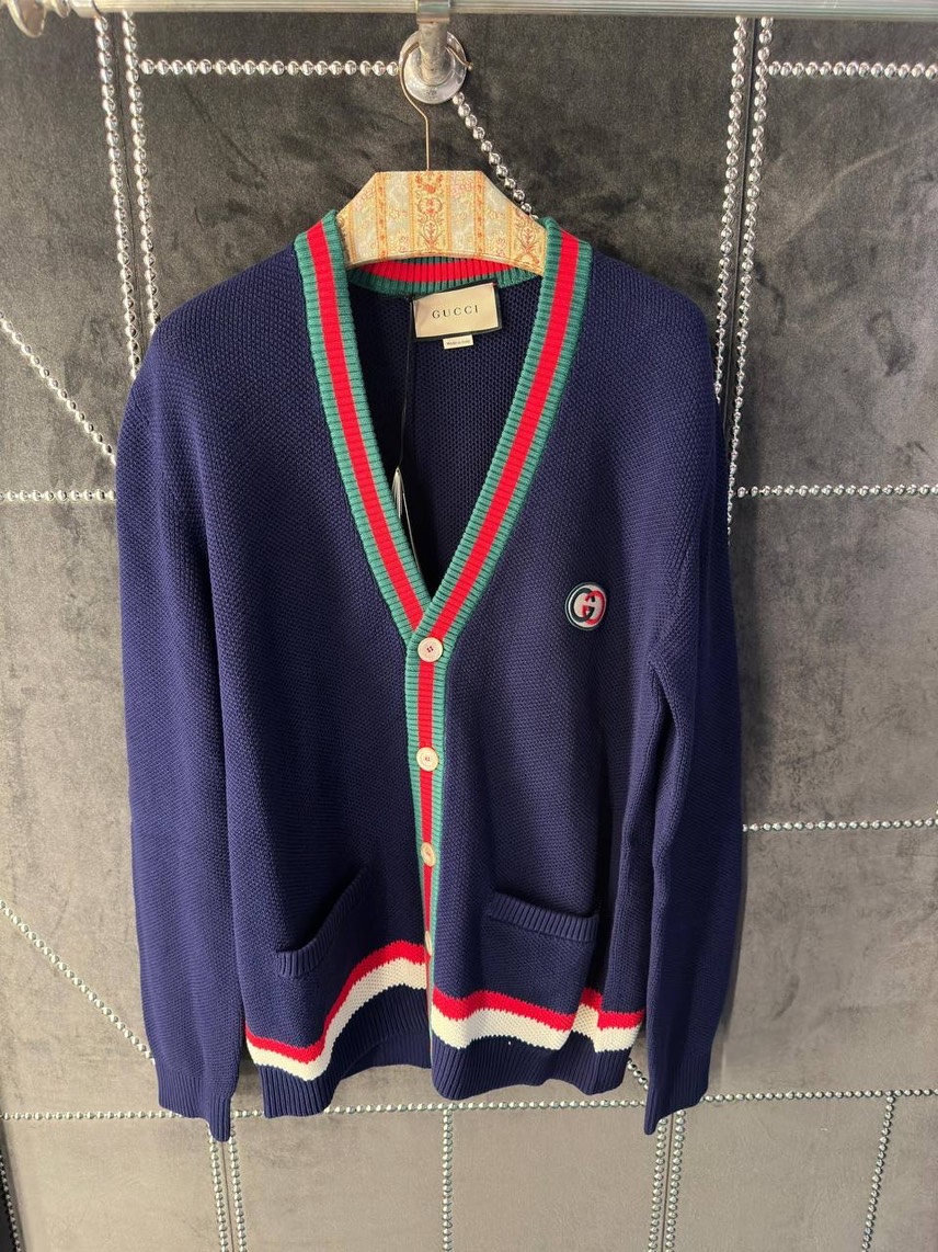 GUCCI Cardigans front view - Men's luxury Clothes