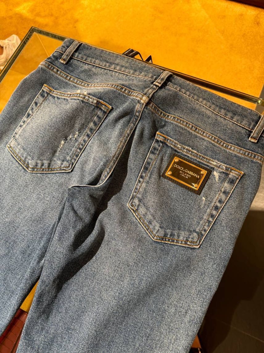 DOLCE & GABBANA Denim side view - Men's luxury Clothes