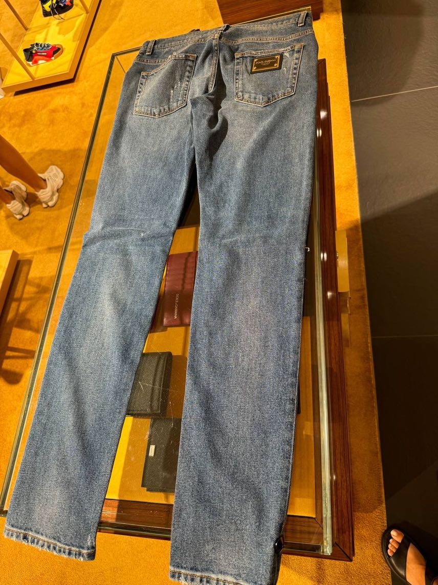 DOLCE & GABBANA Denim side view - Men's luxury Clothes