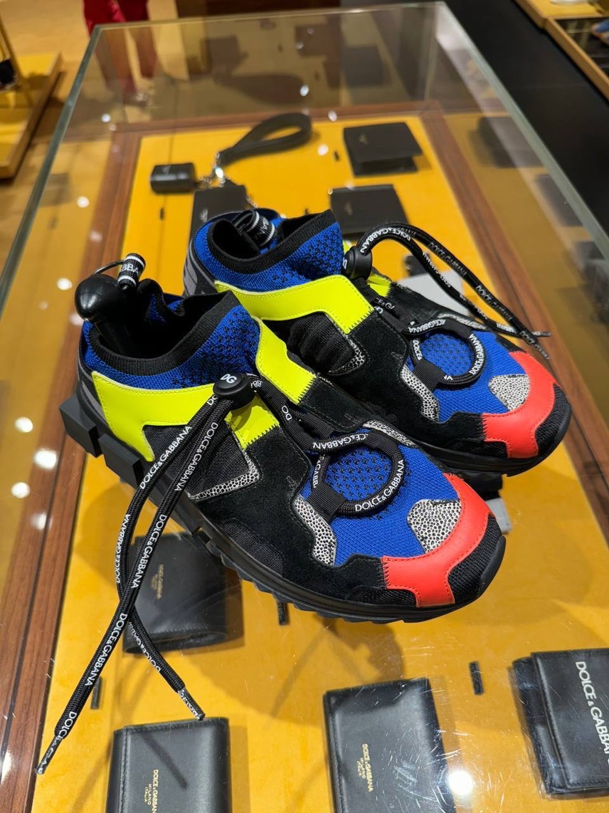 DOLCE & GABBANA Sneakers side view - Men's luxury Shoes