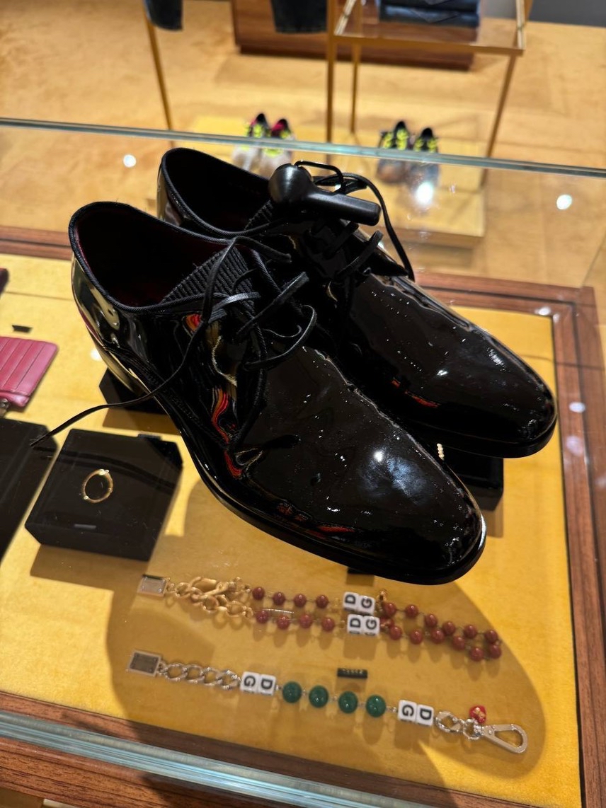 DOLCE & GABBANA Lace-up shoes side view - Men's luxury Shoes
