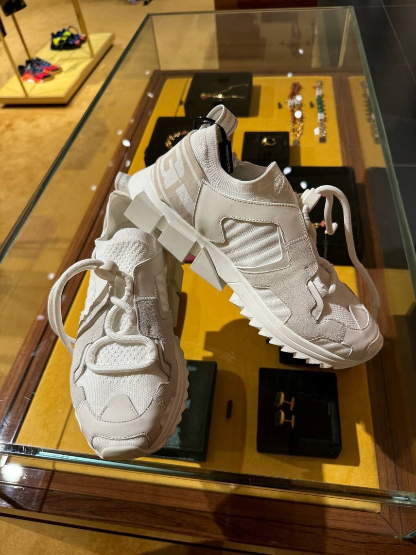 DOLCE & GABBANA Sneakers front view - Men's luxury Shoes