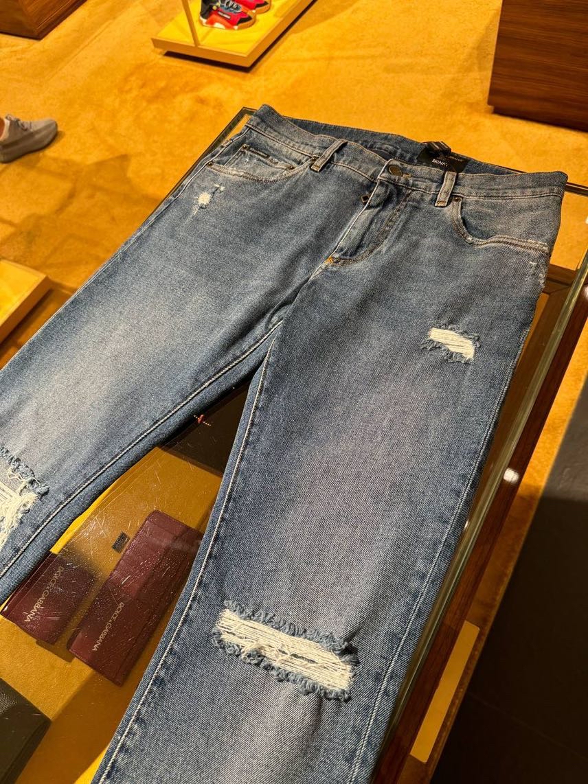 DOLCE & GABBANA Denim side view - Men's luxury Clothes