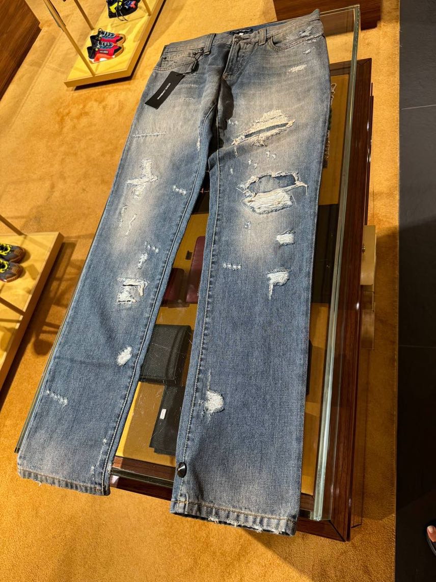 DOLCE & GABBANA Denim front view - Men's luxury Clothes