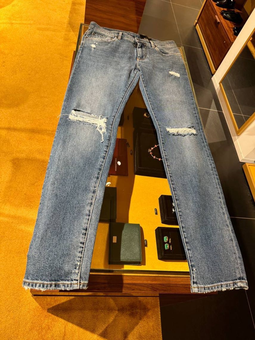 DOLCE & GABBANA Denim front view - Men's luxury Clothes