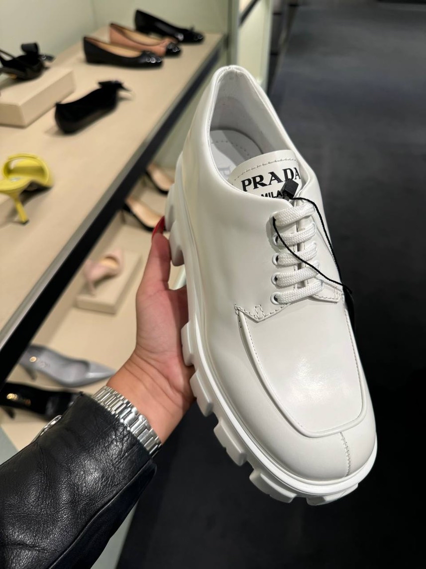 PRADA Boots side view - Women's luxury Shoes