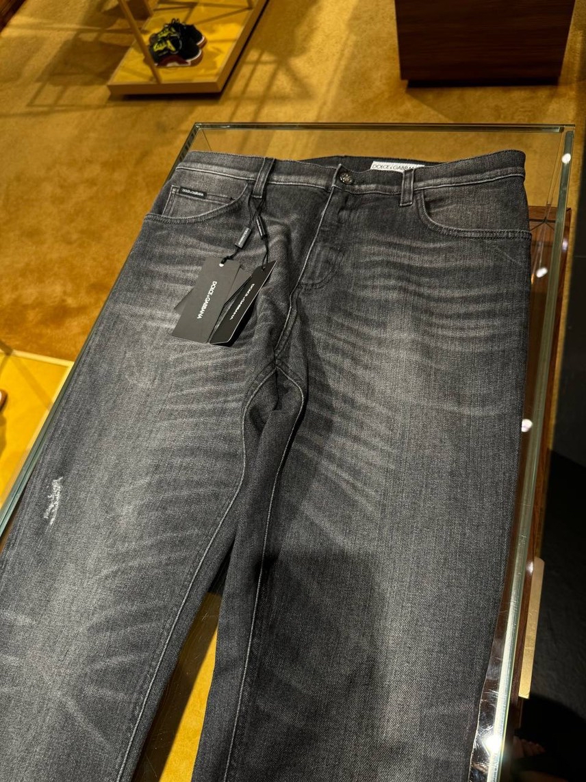 DOLCE & GABBANA Denim side view - Men's luxury Clothes