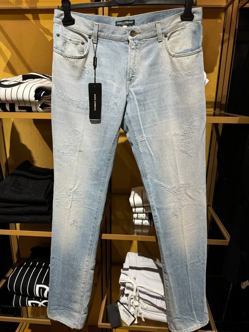 DOLCE & GABBANA Denim front view - Men's luxury Clothes