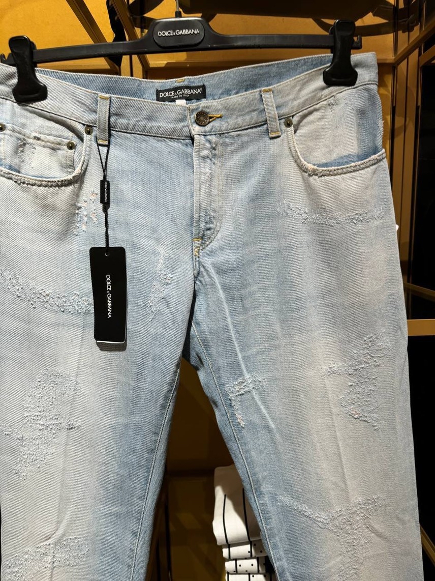 DOLCE & GABBANA Denim side view - Men's luxury Clothes