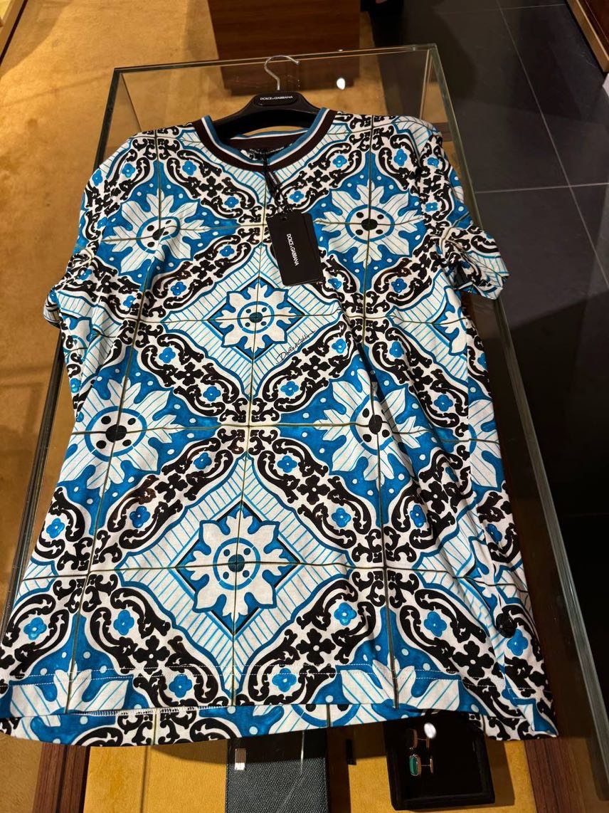 DOLCE & GABBANA T-shirt and Polo front view - Men's luxury Clothes