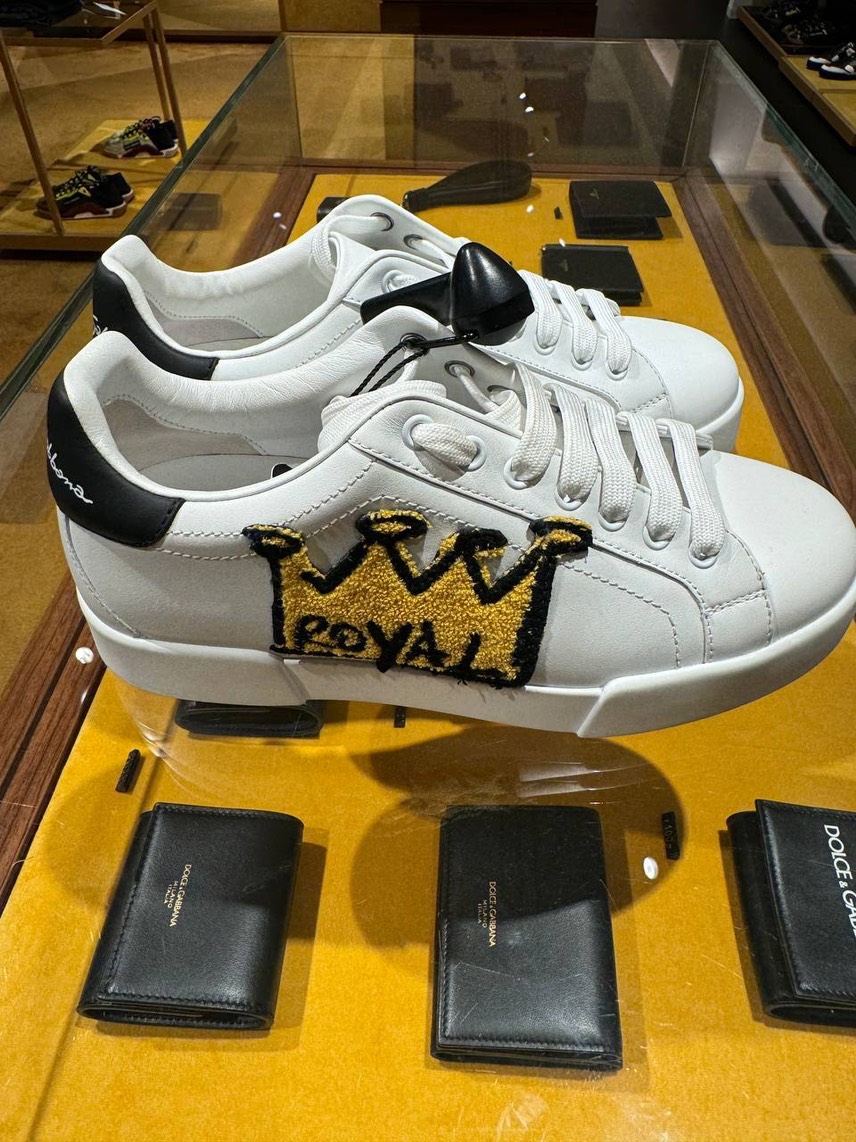 DOLCE & GABBANA Sneakers front view - Men's luxury Shoes