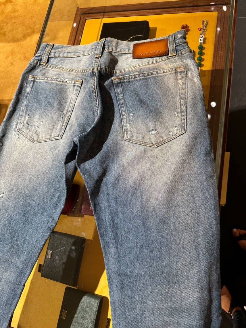 DOLCE & GABBANA Denim side view - Men's luxury Clothes
