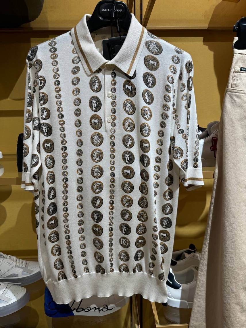DOLCE & GABBANA T-shirt and Polo front view - Men's luxury Clothes