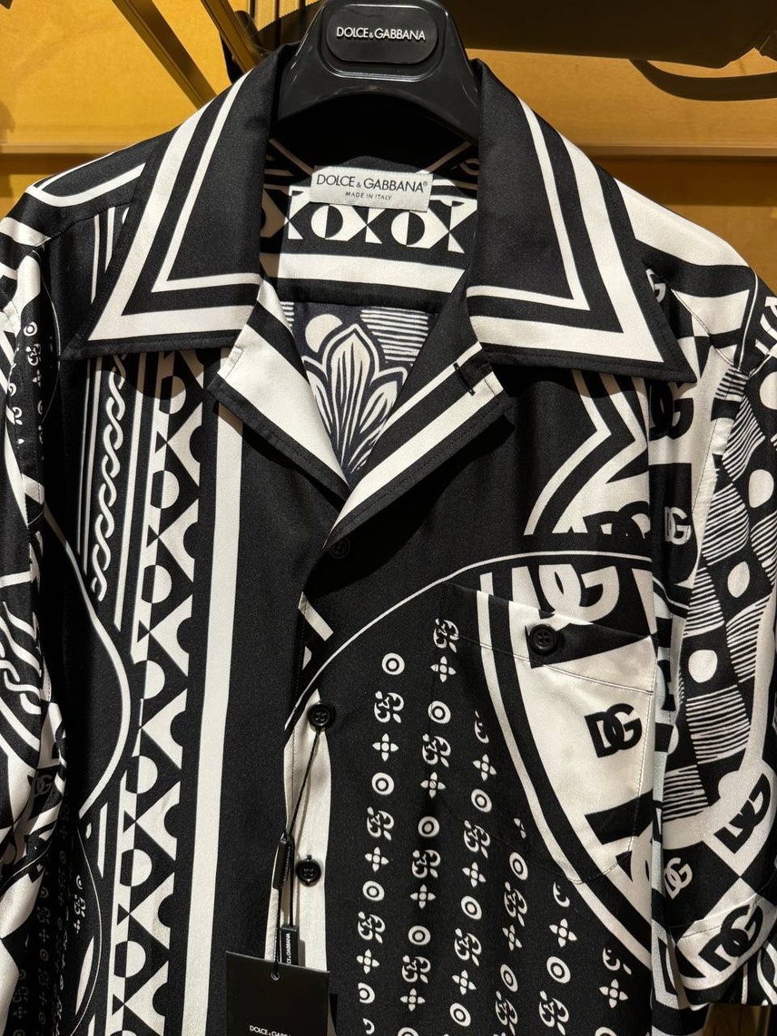 DOLCE & GABBANA Shirts side view - Men's luxury Clothes