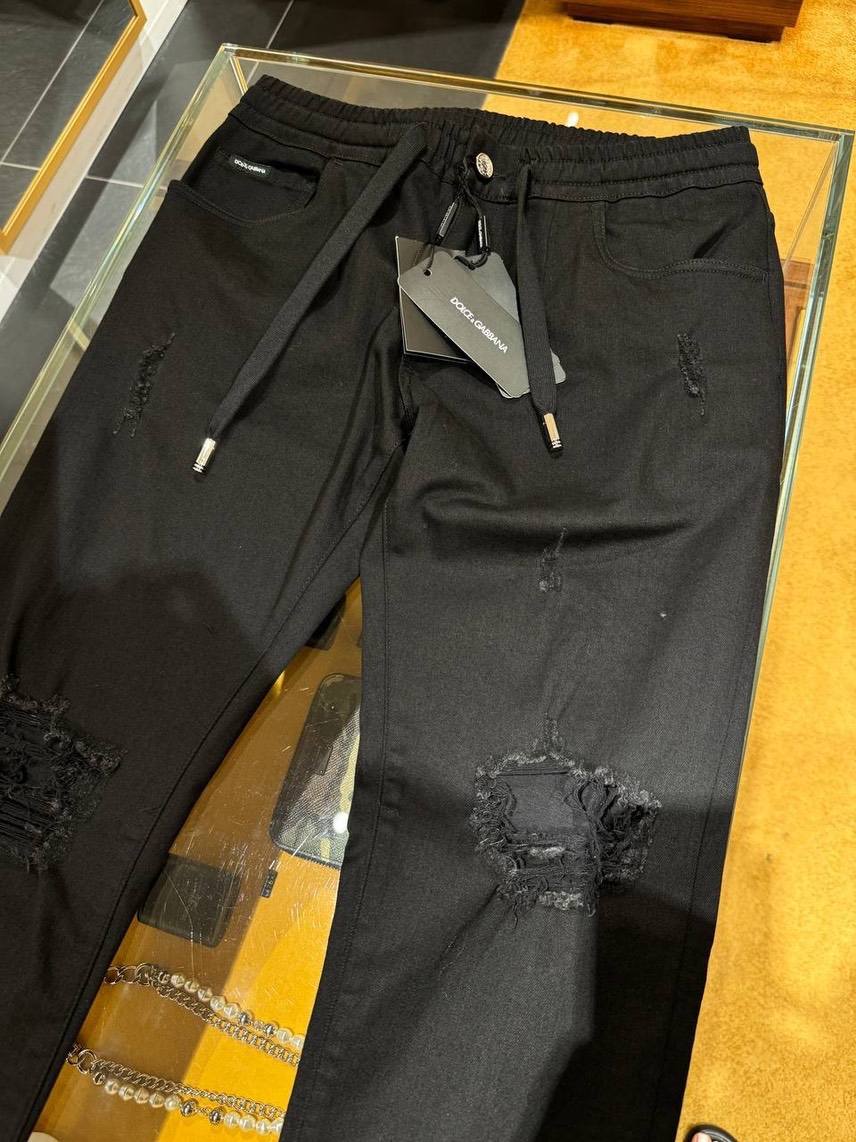 DOLCE & GABBANA Denim side view - Men's luxury Clothes