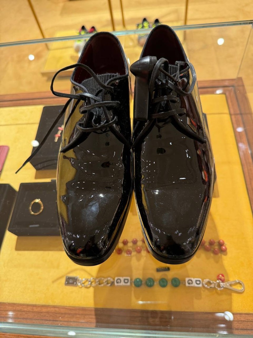 DOLCE & GABBANA Lace-up shoes side view - Men's luxury Shoes