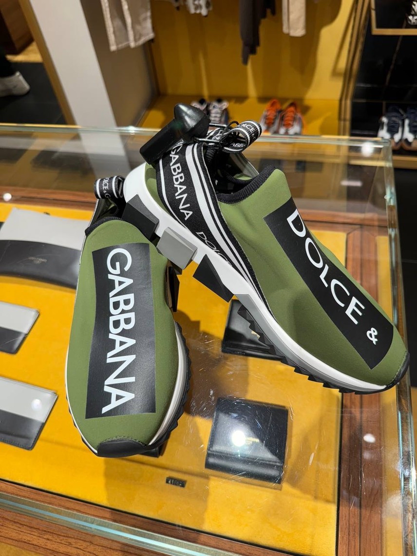 DOLCE & GABBANA Sneakers front view - Men's luxury Shoes