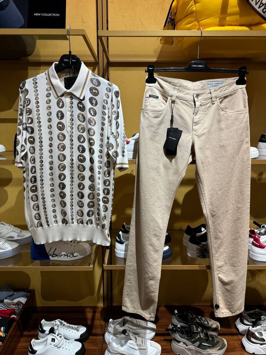 DOLCE & GABBANA T-shirt and Polo side view - Men's luxury Clothes