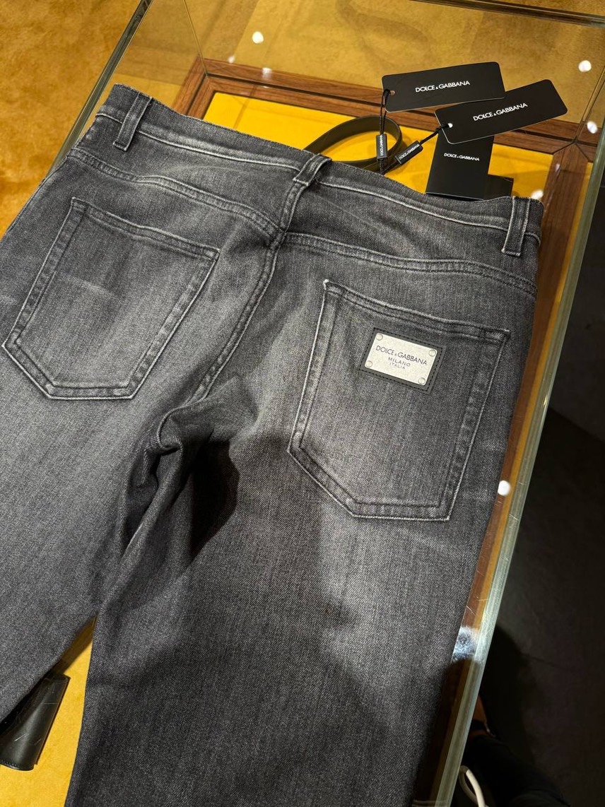 DOLCE & GABBANA Denim side view - Men's luxury Clothes
