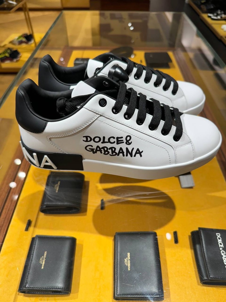 DOLCE & GABBANA Sneakers front view - Men's luxury Shoes