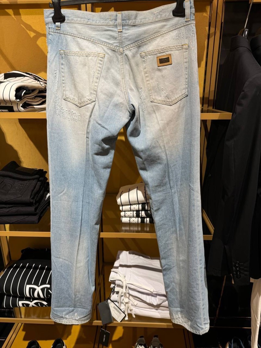 DOLCE & GABBANA Denim side view - Men's luxury Clothes