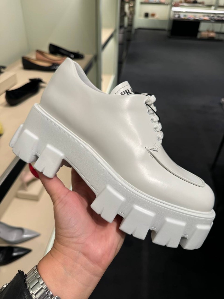 PRADA Boots front view - Women's luxury Shoes