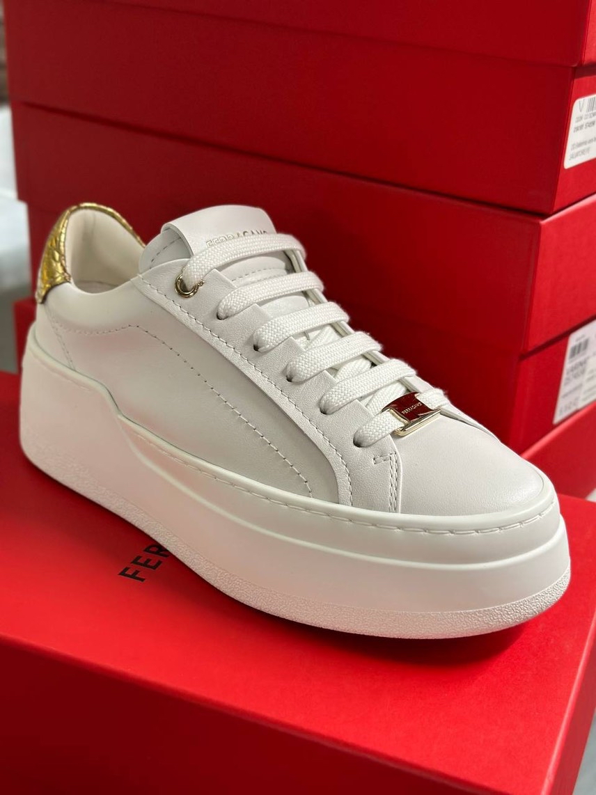 SALVATORE FERRAGAMO Sneakers front view - Women's luxury Shoes