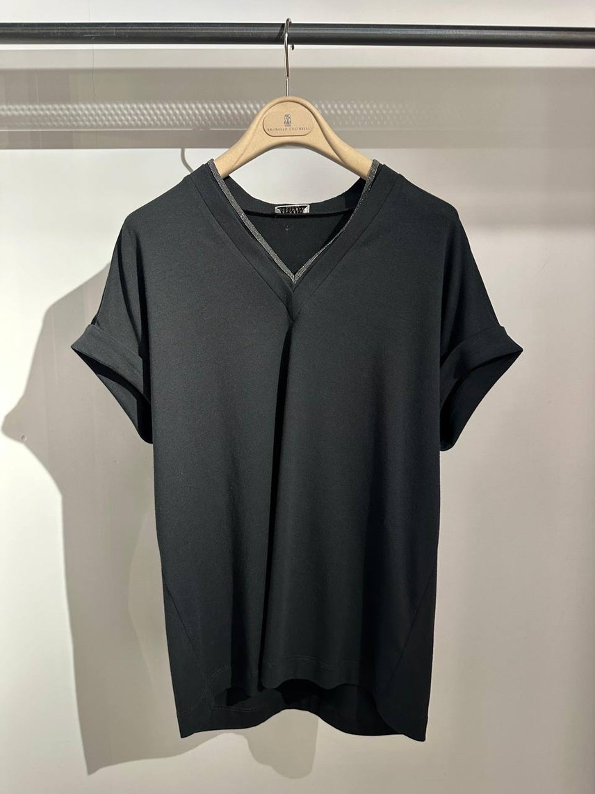BRUNELLO CUCINELLI T-shirt and Polo front view - Women's luxury Clothes