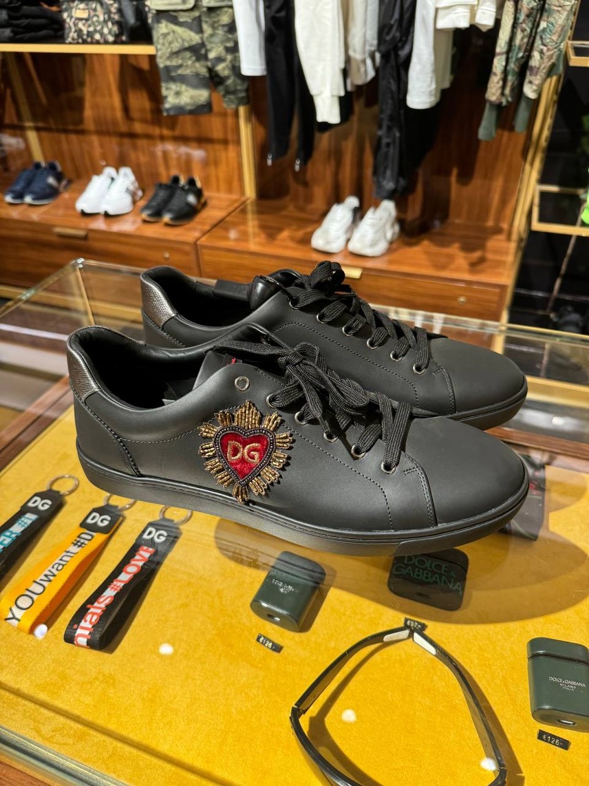 DOLCE & GABBANA Sneakers front view - Men's luxury Shoes
