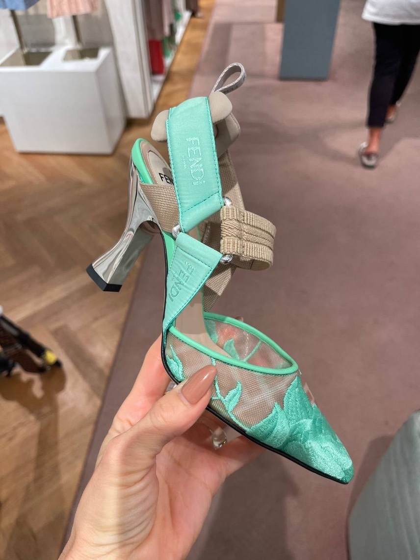FENDI Sandals front view - Women's luxury Shoes