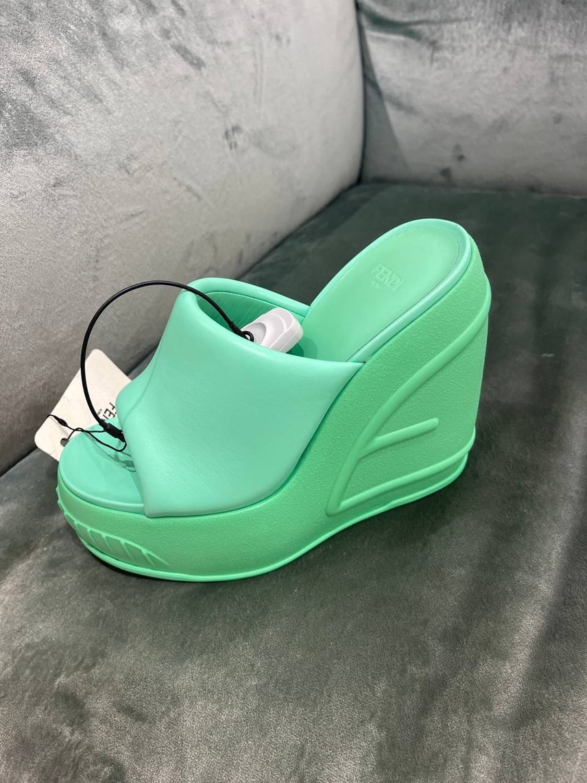 FENDI Sandals side view - Women's luxury Shoes