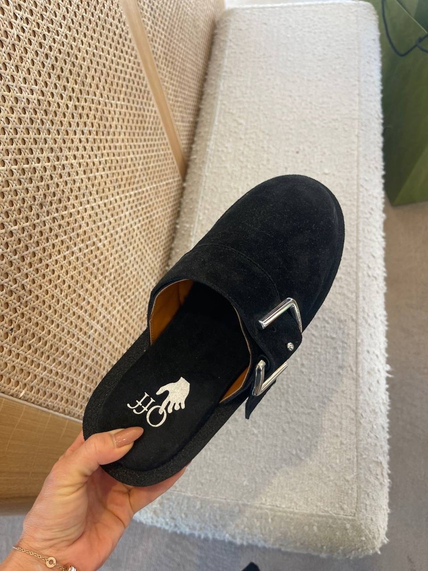 OFF-WHITE Mules side view - Men's luxury Shoes