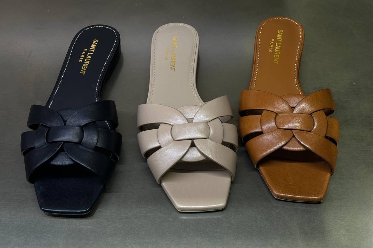 YVES SAINT LAURENT Slides front view - Women's luxury Shoes