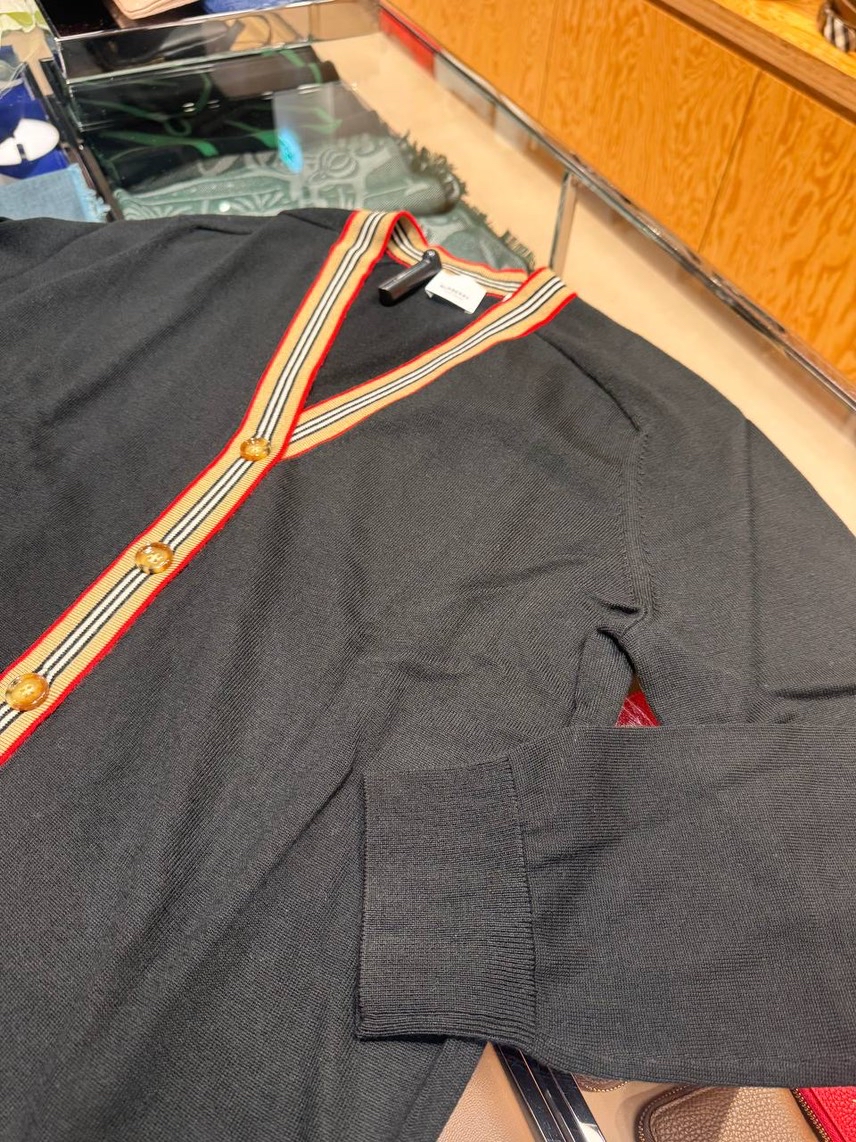 BURBERRY Cardigans side view - Women's luxury Clothes