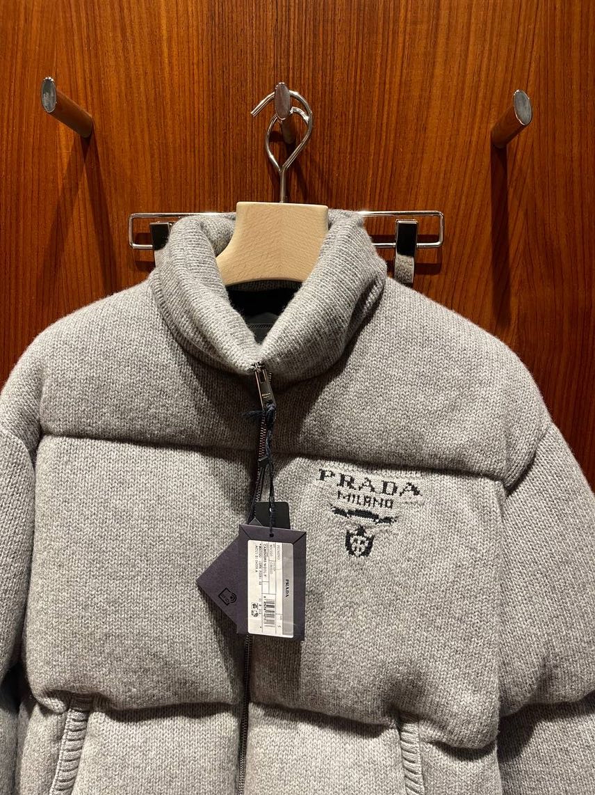PRADA Down jacket side view - Women's luxury Clothes