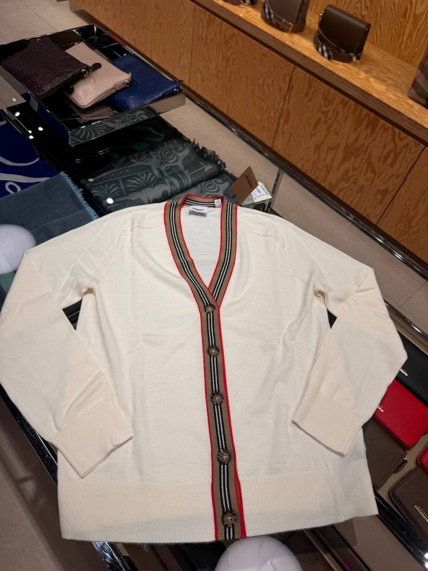BURBERRY Cardigans front view - Women's luxury Clothes