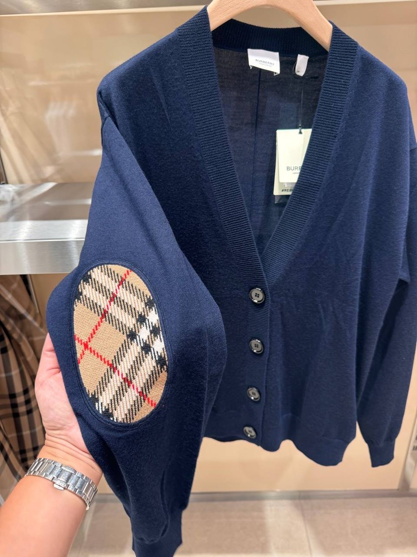 BURBERRY Cardigans side view - Women's luxury Clothes