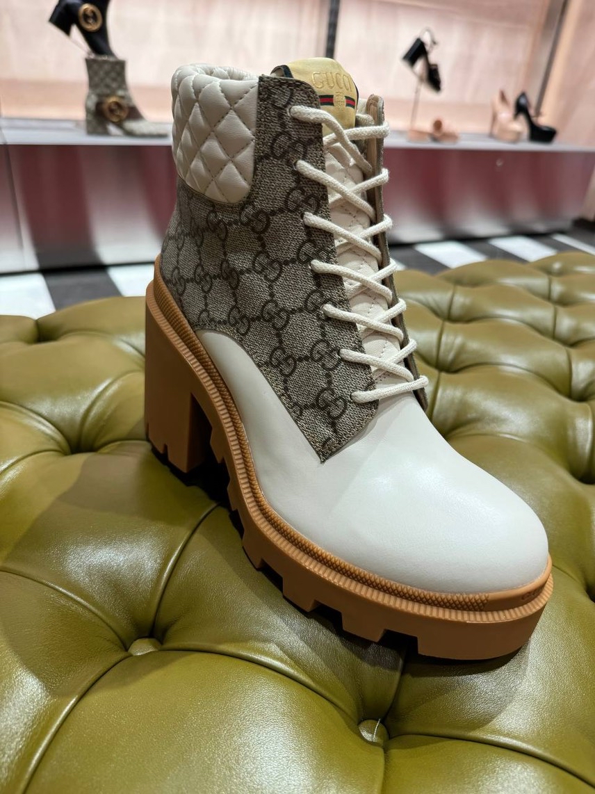 GUCCI Boots side view - Women's luxury Shoes